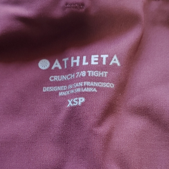 Athleta Athletic Track Pants 7/8th tights … - Picture 13 of 13